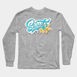 sweet life (bleu text) Long Sleeve T-Shirt